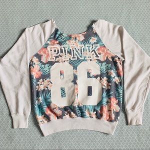 Pink pullover sweater